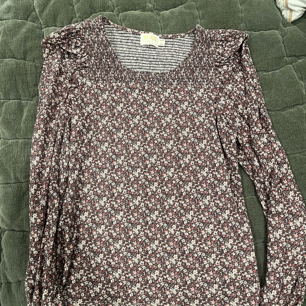 Floral Long Sleeve Top